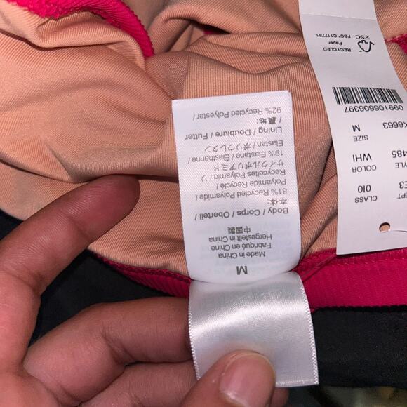 NWT J. Crew Fuchsia Pink Ribbed Hipster Bikini Swim Bathing Suit Bottom Medium - Picture 7 of 8